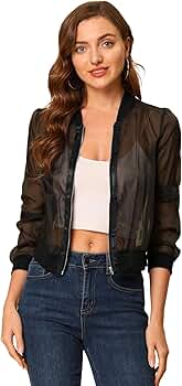 【新品未使用】meer. SHEER JACKET(BLK) Sheer Bomber Jacket – MyAnorak
